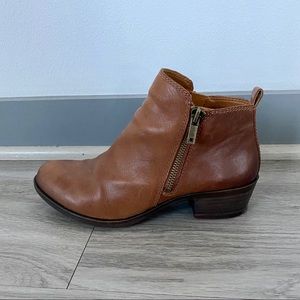 Lucky Brand Basel Booties Brown 7.5